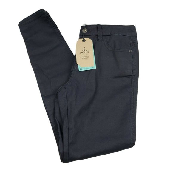 prAna Regular Midnight Wash Oday Jeans Womens Size 2/26 Inseam 30" Navy - Picture 2 of 2